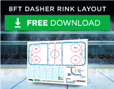 8FT DASHER RINK LAYOUT