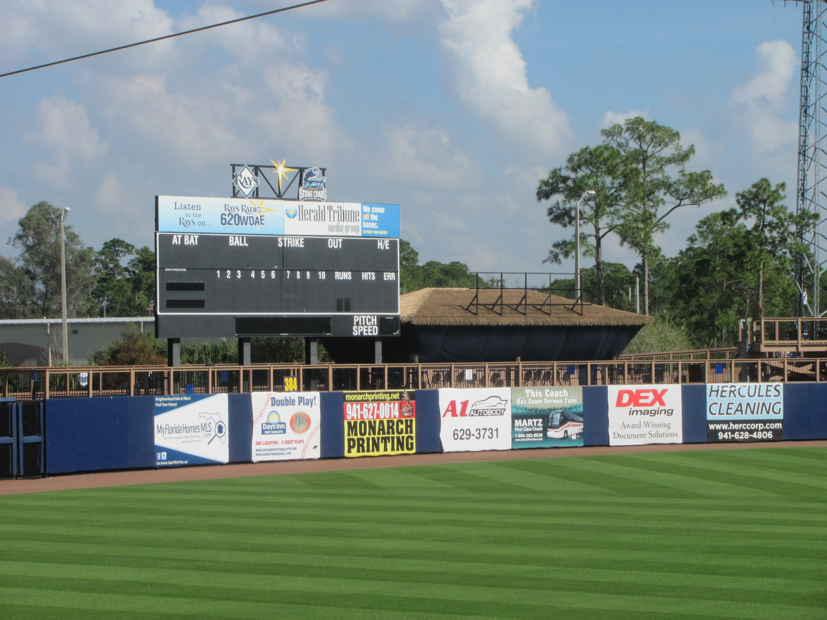 Outfield Signage