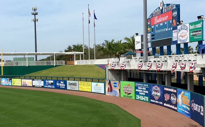Outfield Wall Banners