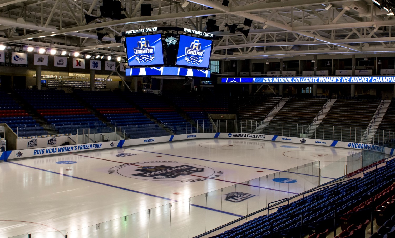 AMI Transforms UNH’s Whittemore Center for the NCAA Women’s Frozen Four