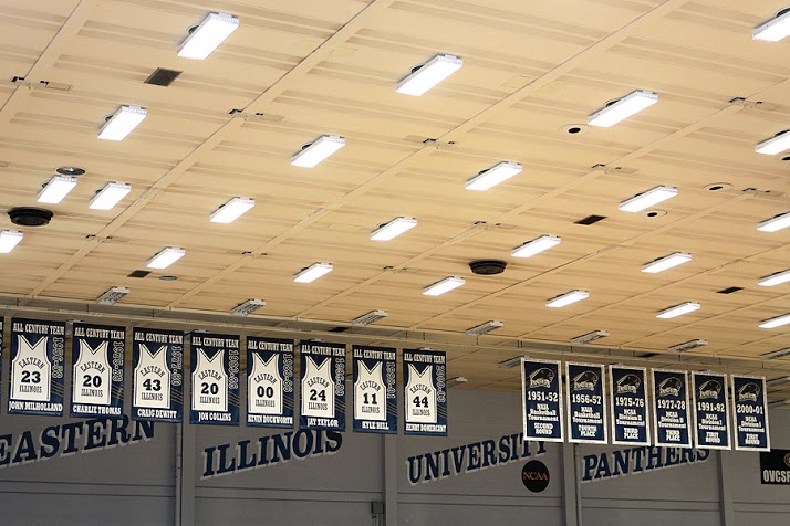 Easten Illinois University Championship Banners