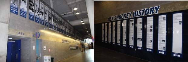 University of New Hampshire Athlete Recognition Banners and Display