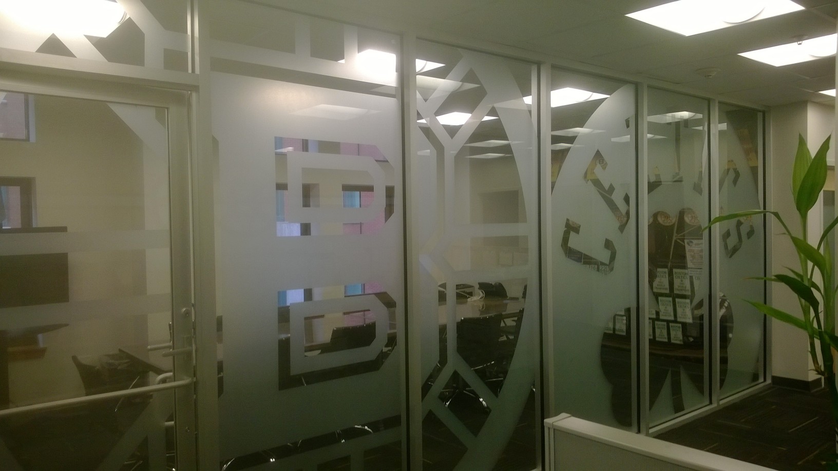 Frosted Window Decals, Custom Etched Glass Decal Printing Services