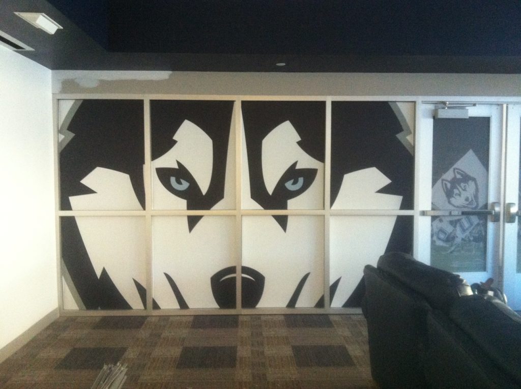 UCONN Window Graphics