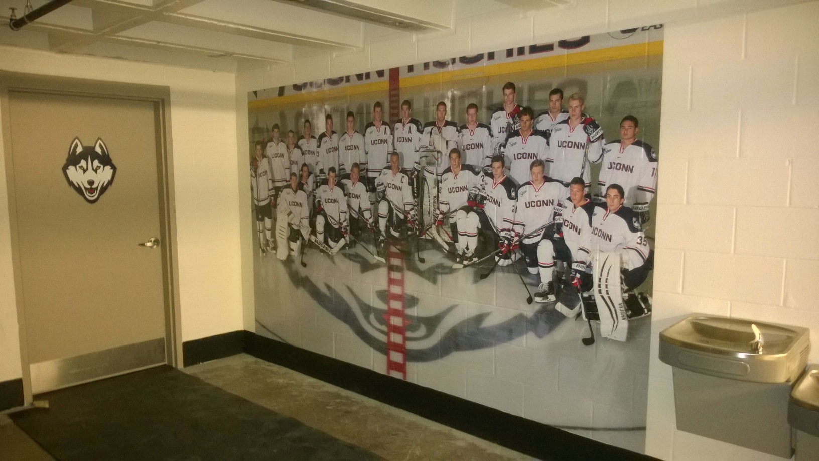 UCONN Hockey Wall Mural