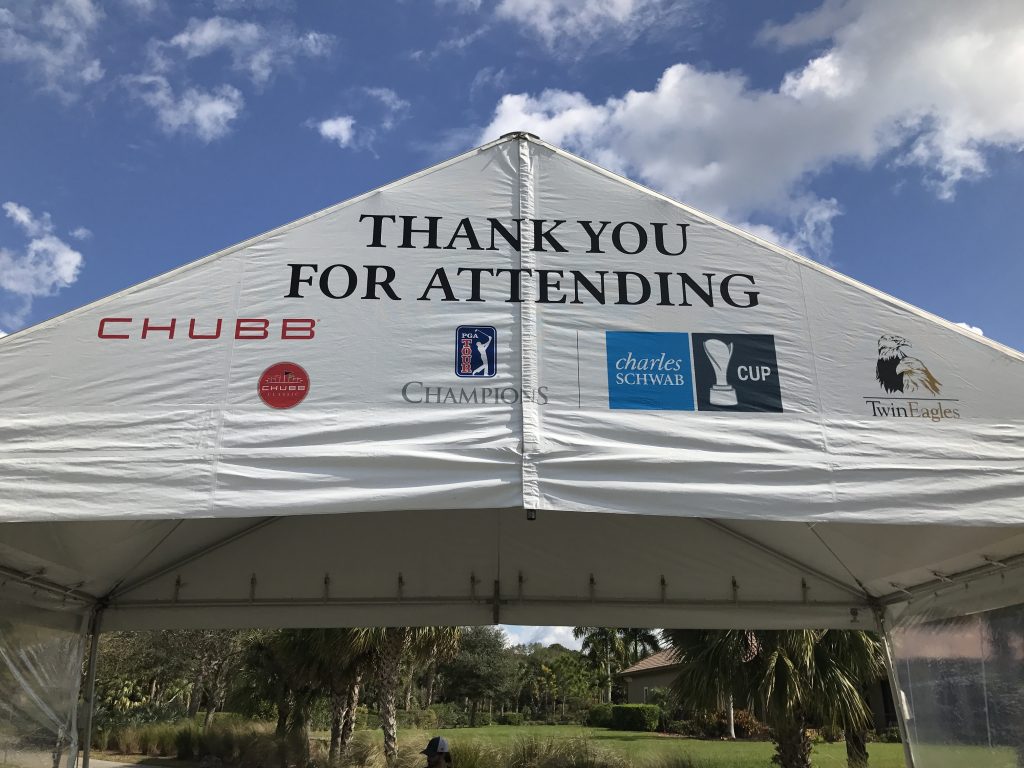 Golf Tournament Tent Decals