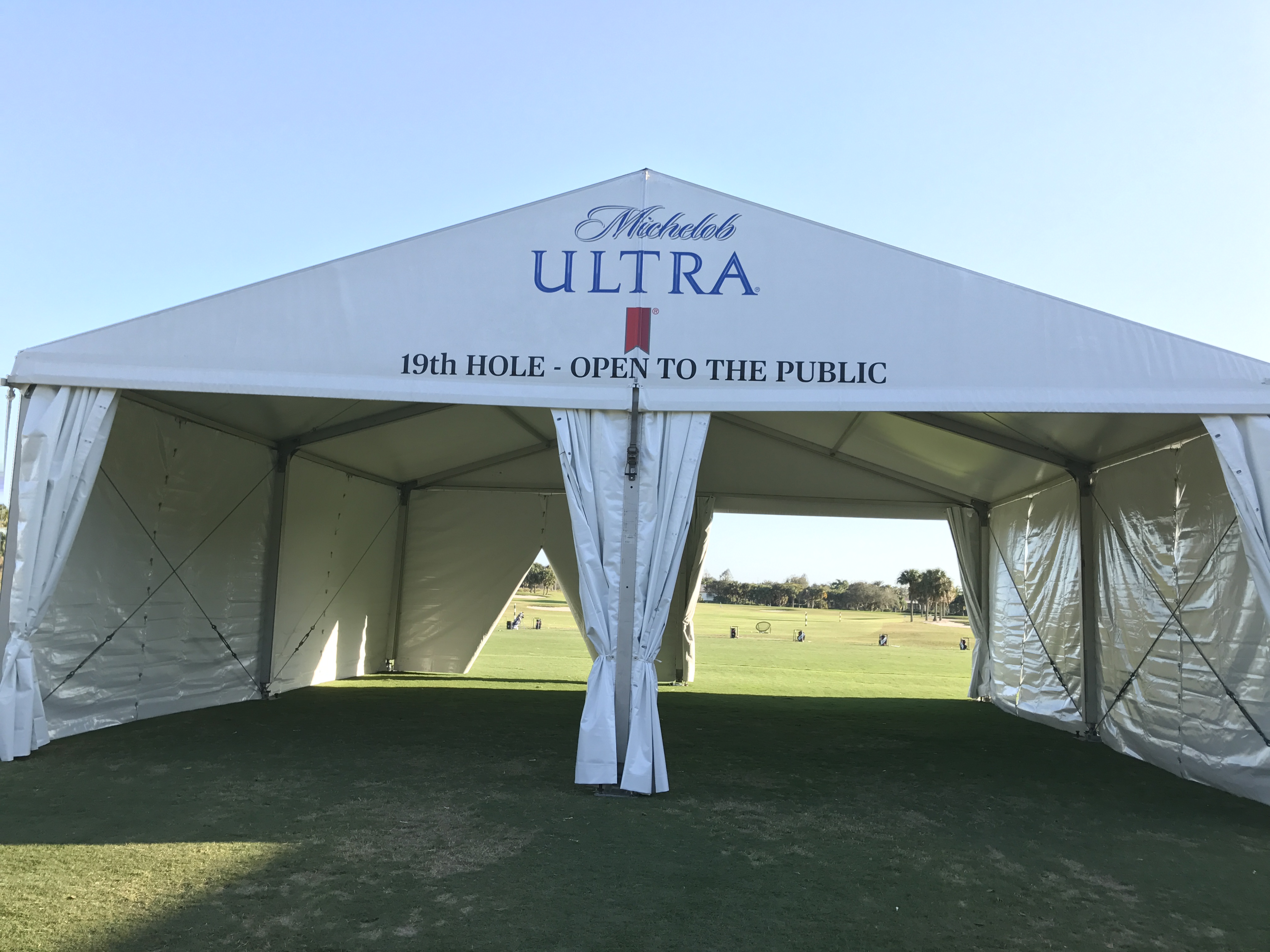 Golf Tournament Tent Decals
