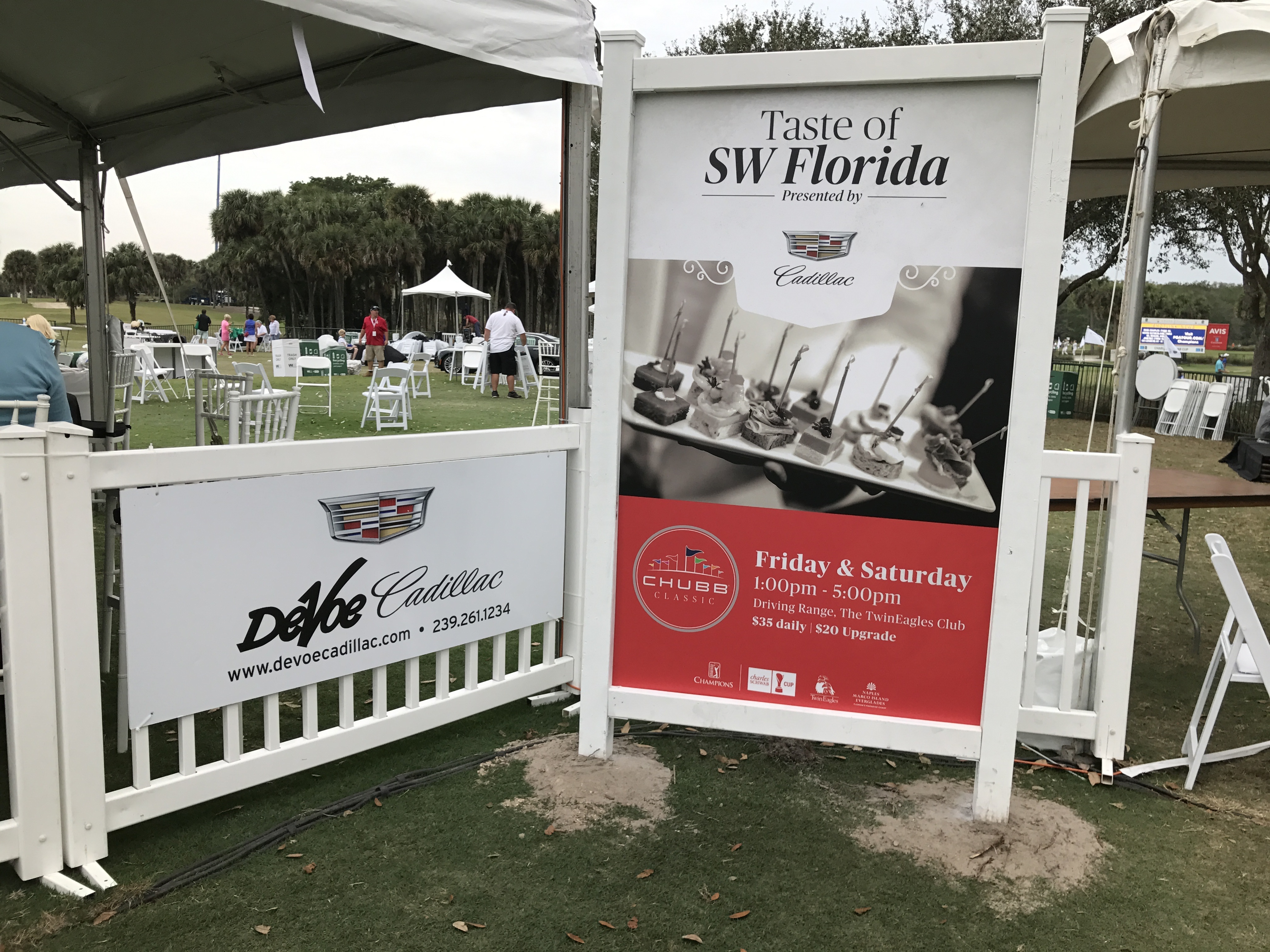 Golf Tournament Event Sponsor Signage