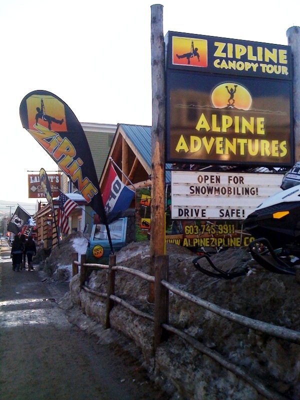 Alpine Adventures Roadside Advertising Flag