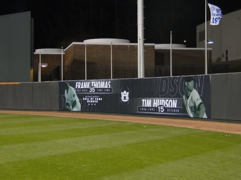 Auburn University Baseball Vinyl Pad Wraps Past Players