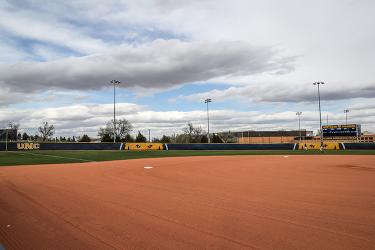 University of Northern Colorado Softball Windscreens Outfield