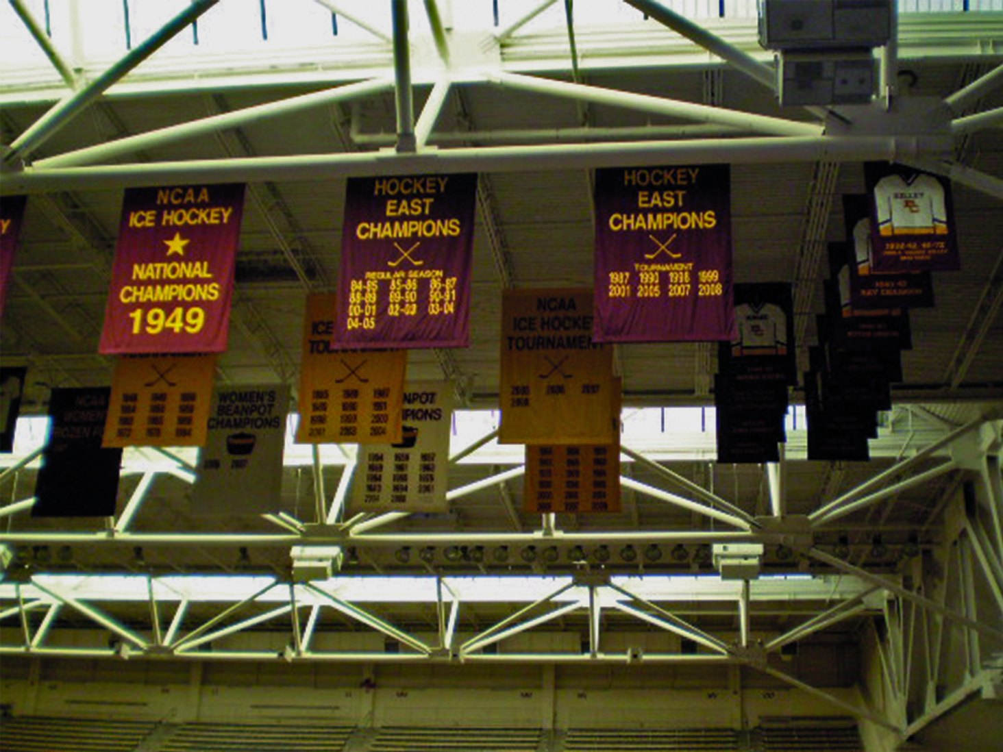 Boston College Old Championship Banners