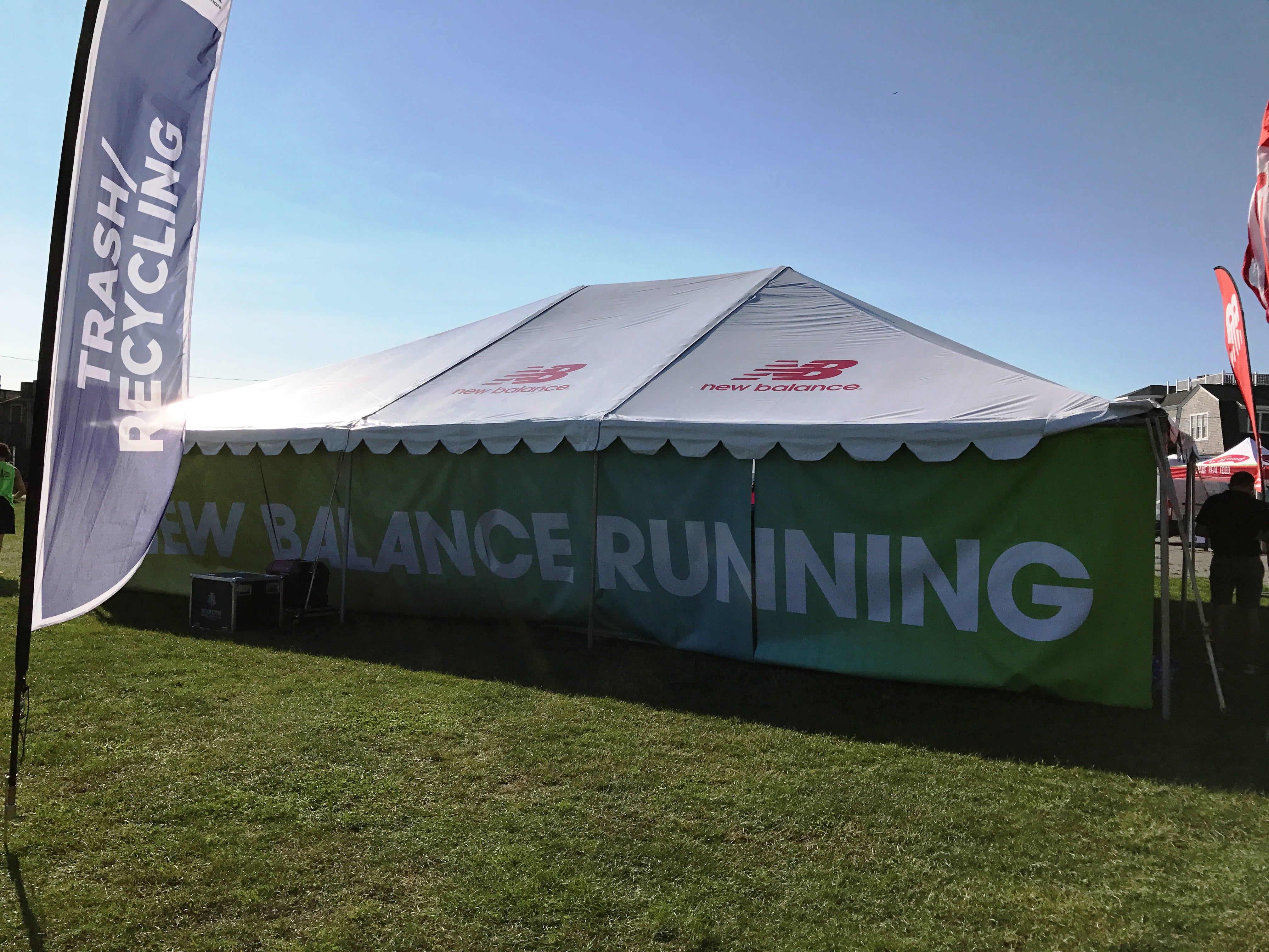 New Balance Falmouth Road Race Feather Flag and Vinyl Banner