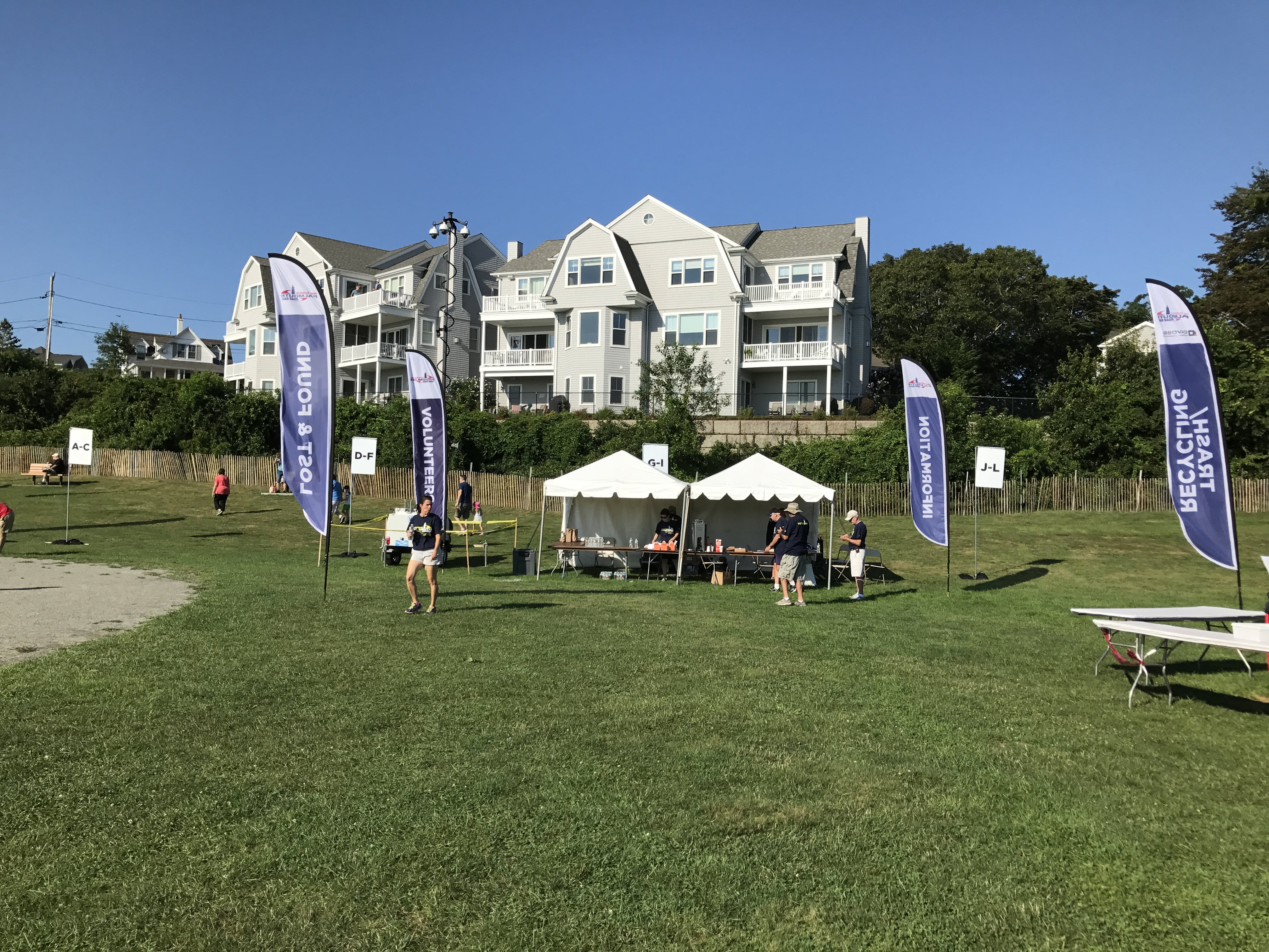 New Balance Falmouth Road Race Operational Feather Flags