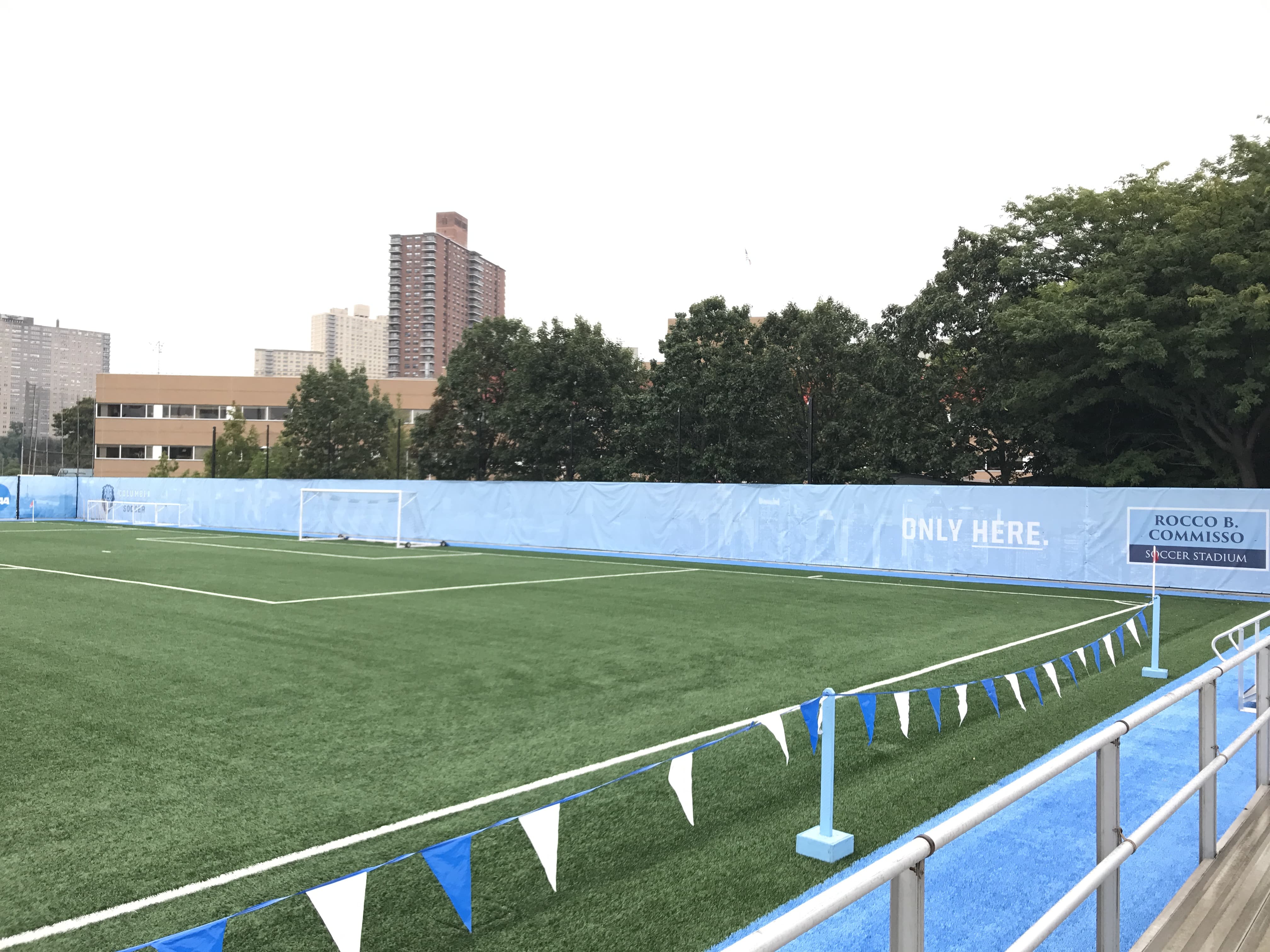 Columbia University - Mesh Windscreens Soccer Field