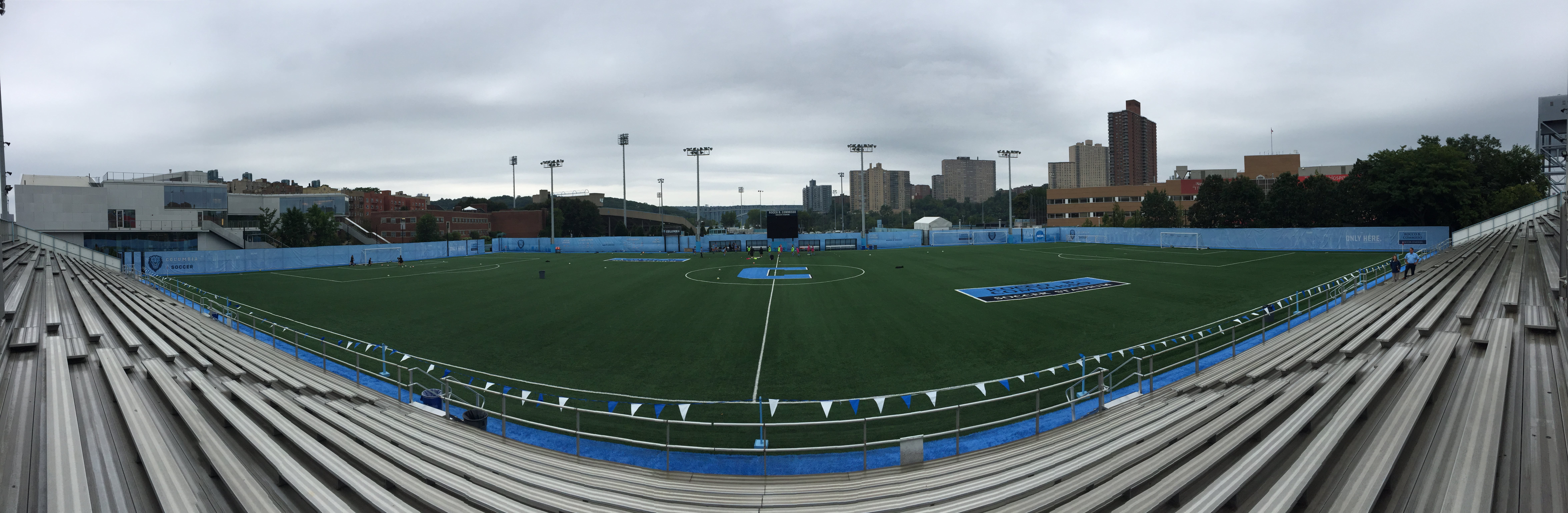 Columbia University - Mesh Windscreens Soccer Stadium Pano