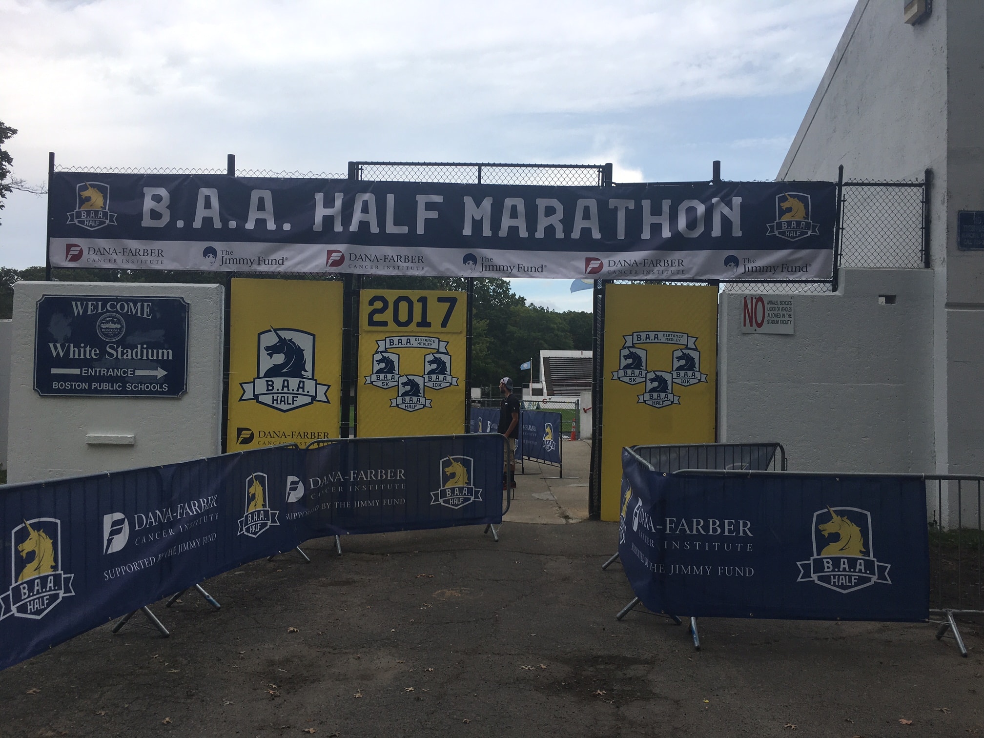 BAA Half Marathon - New Entry Signage Event Mesh Banner Vinyl Banner
