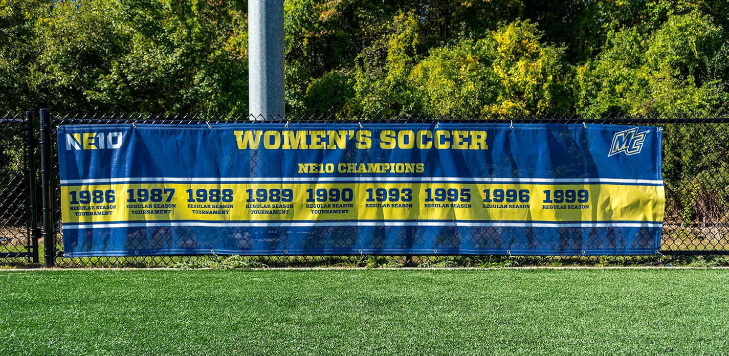 Merrimack College Women's Soccer Accomplishment Mesh Windscreen