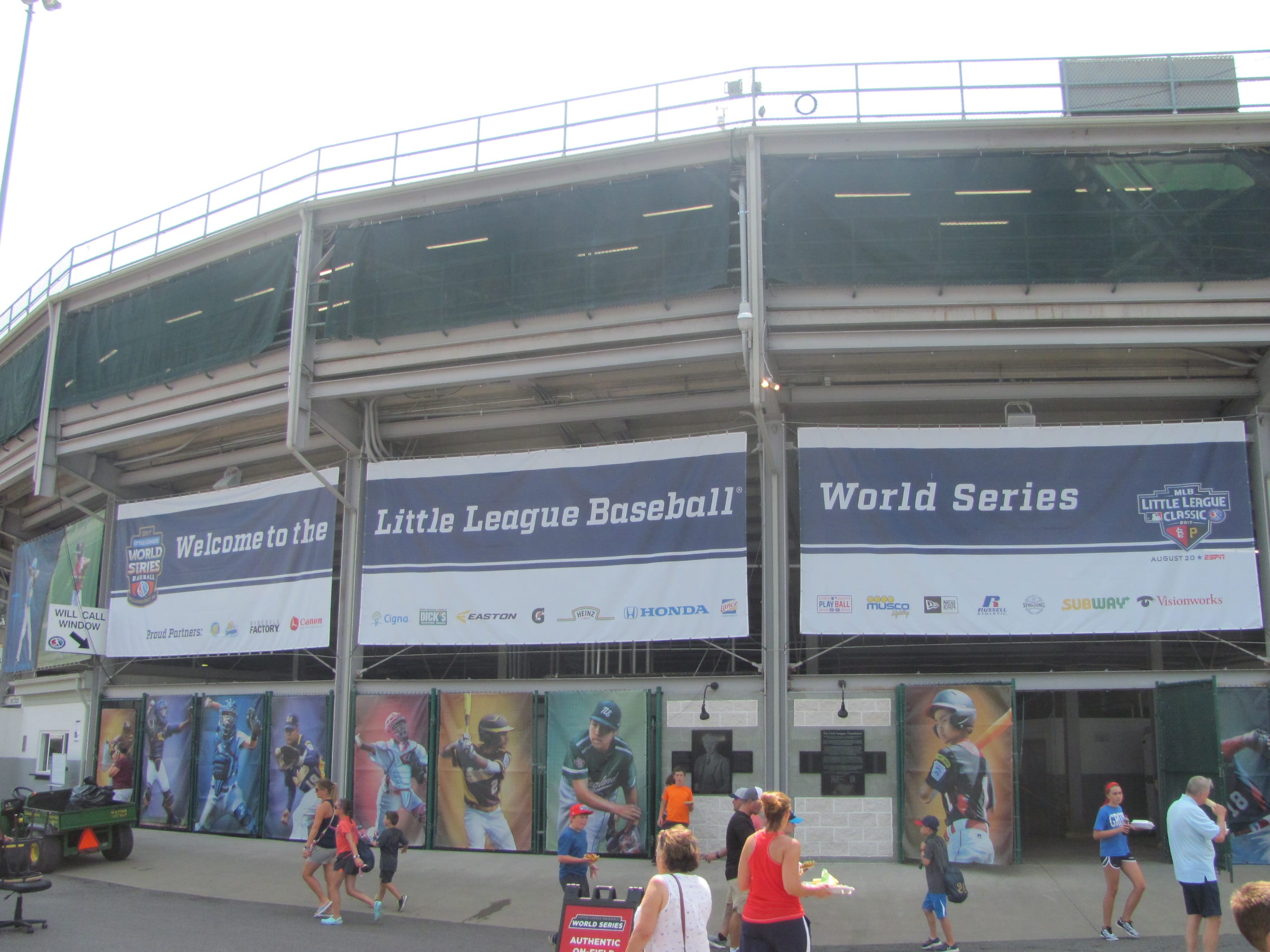 Little League World Series Mesh Windscreens Exterior