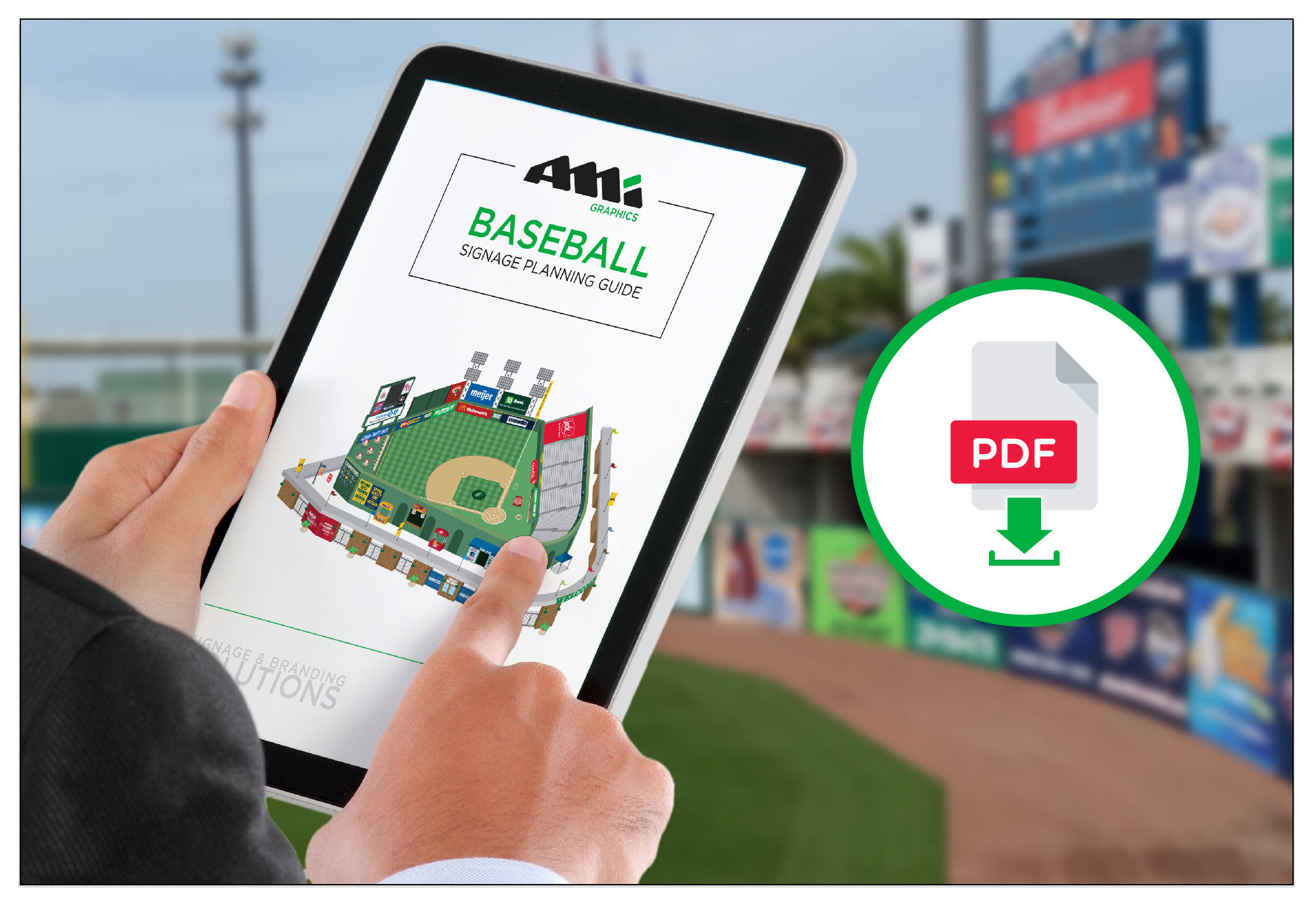 AMI Graphics Baseball Signage Planning Guide Image