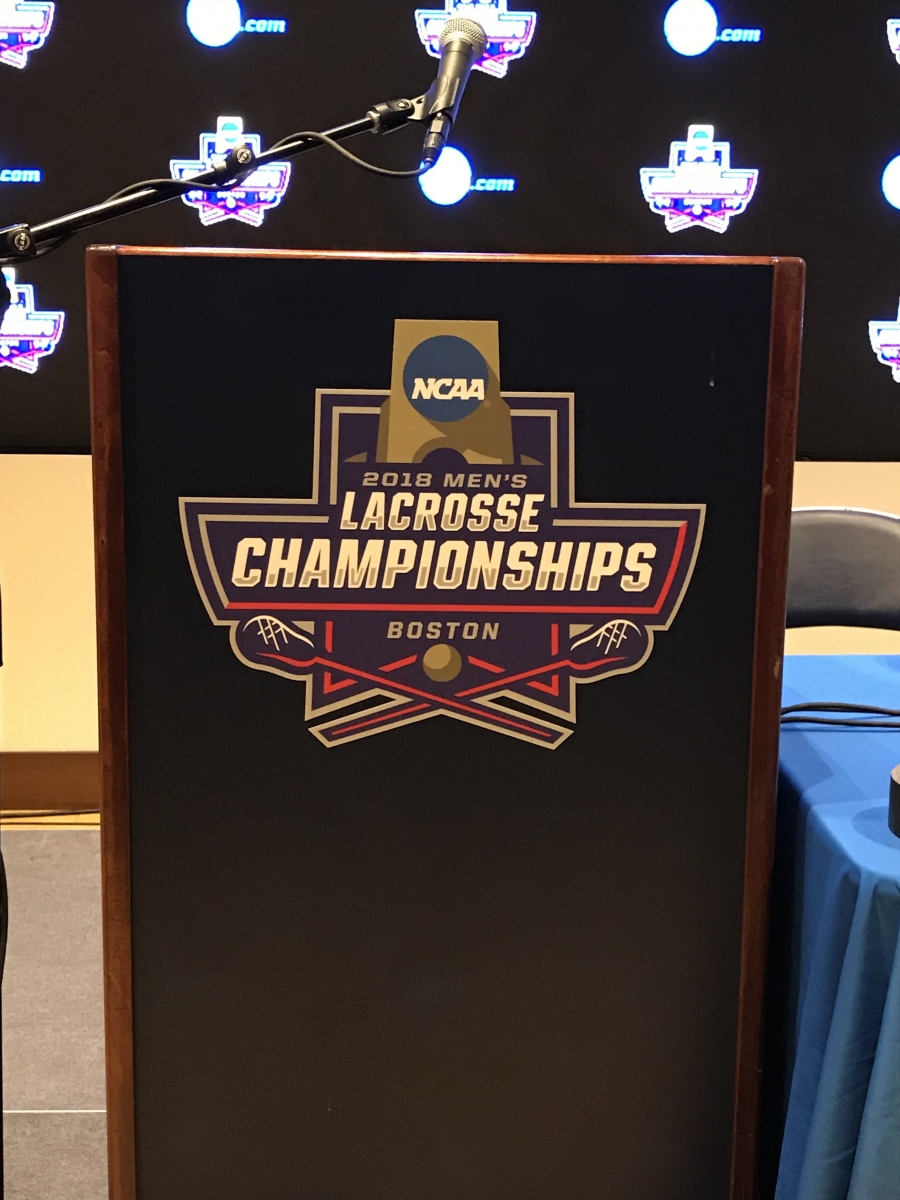 NCAA Lacrosse - Branded Podium Sign