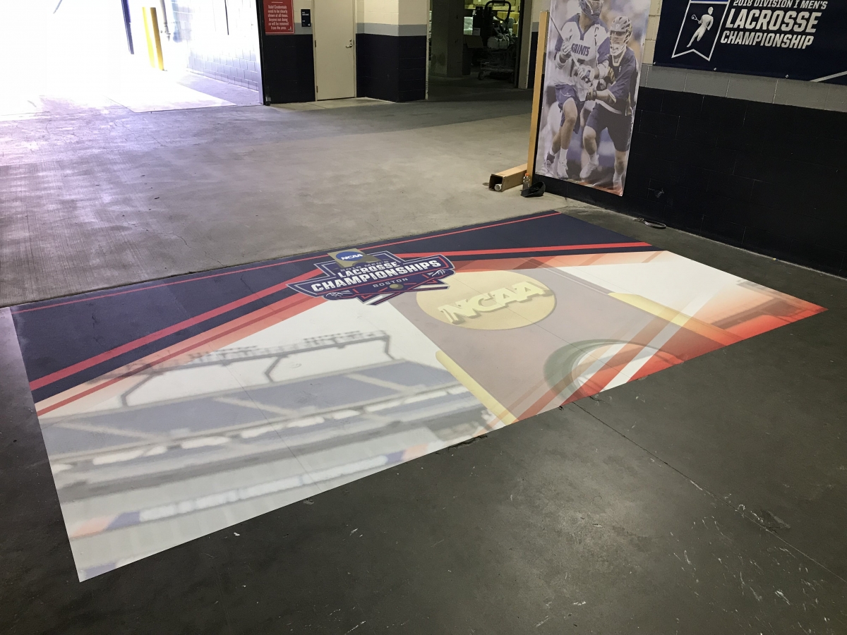 NCAA Lacrosse - Floor Graphics