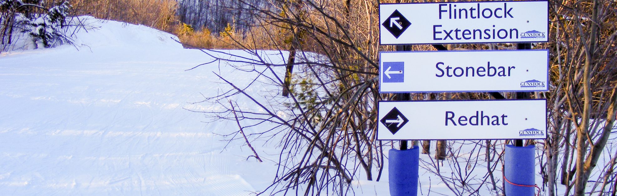 ski resort wayfinding signage