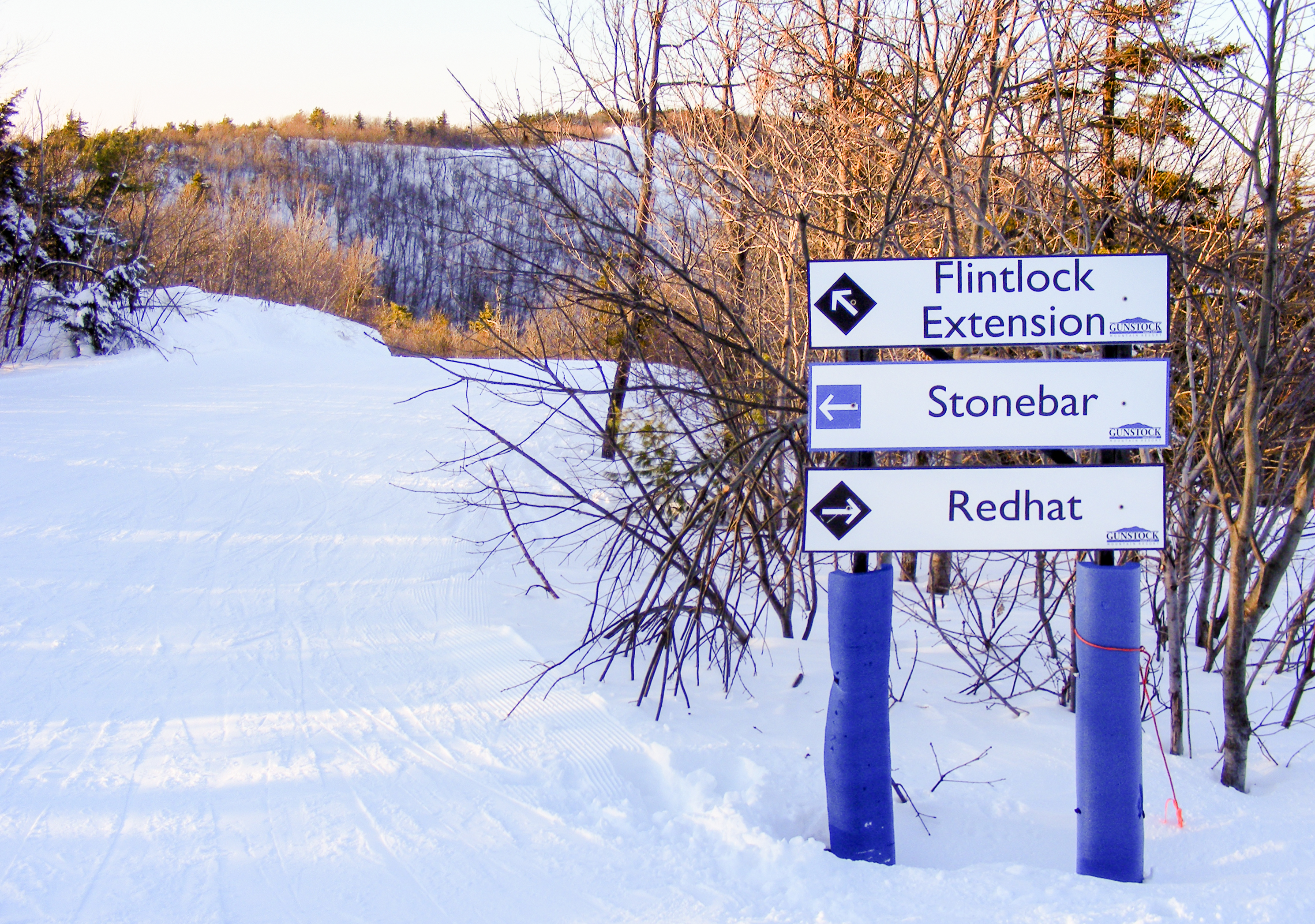 ski resort wayfinding signage