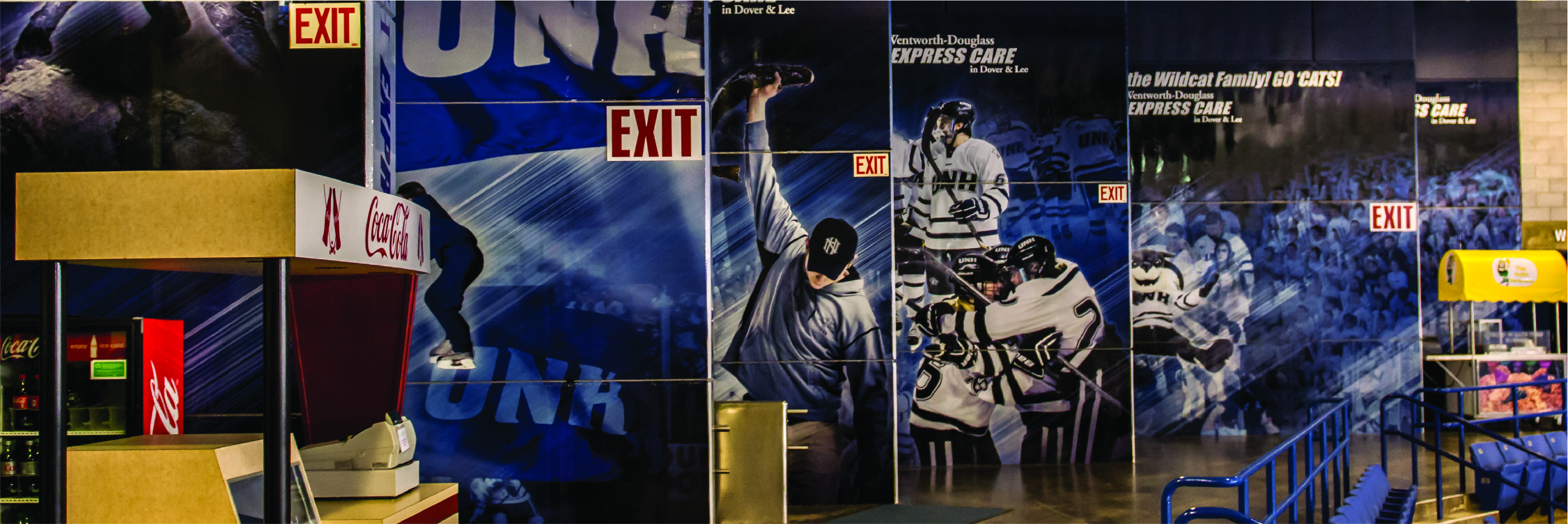 UNH adhesive wall murals