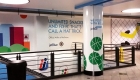 adhesive wall mural and pole wrap at TD garden