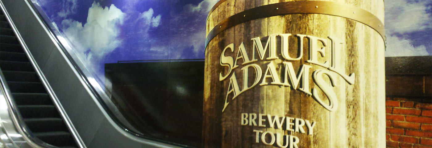 Samuel adams adhesive wall mural