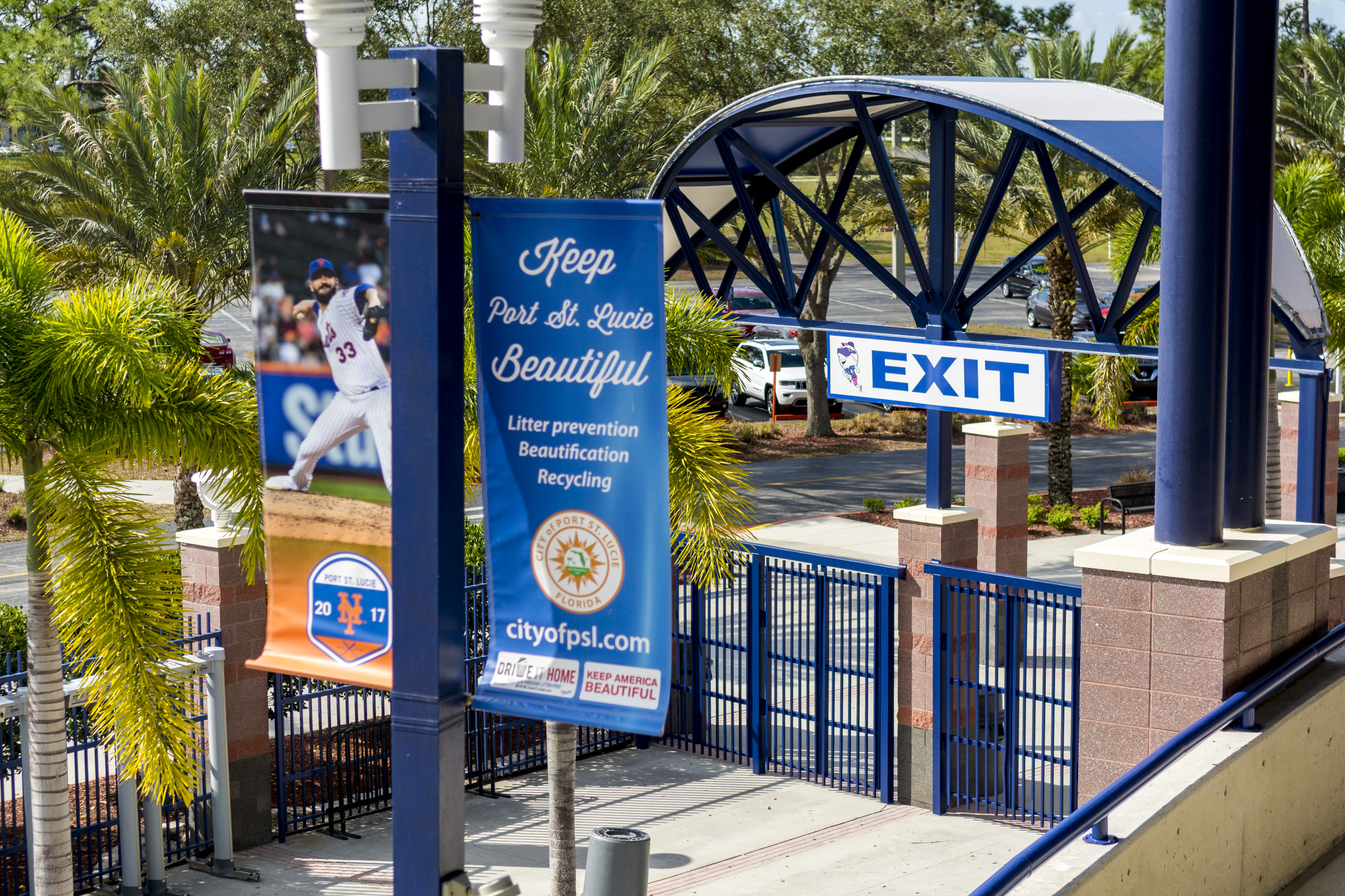 St Lucie Mets Pole Banners