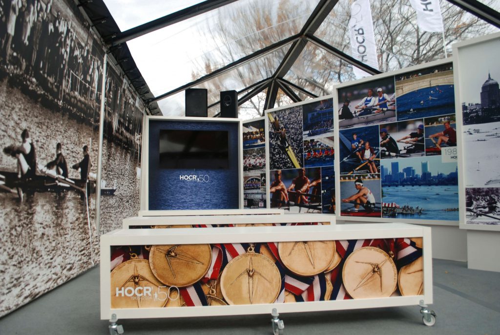 head of the charles regatta custom display