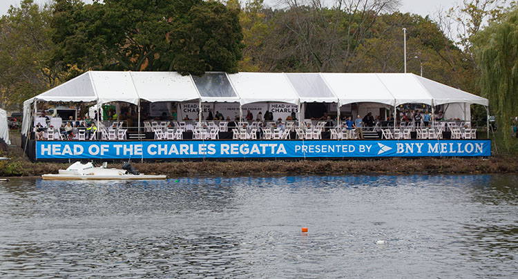 Rowing event vinyl banner