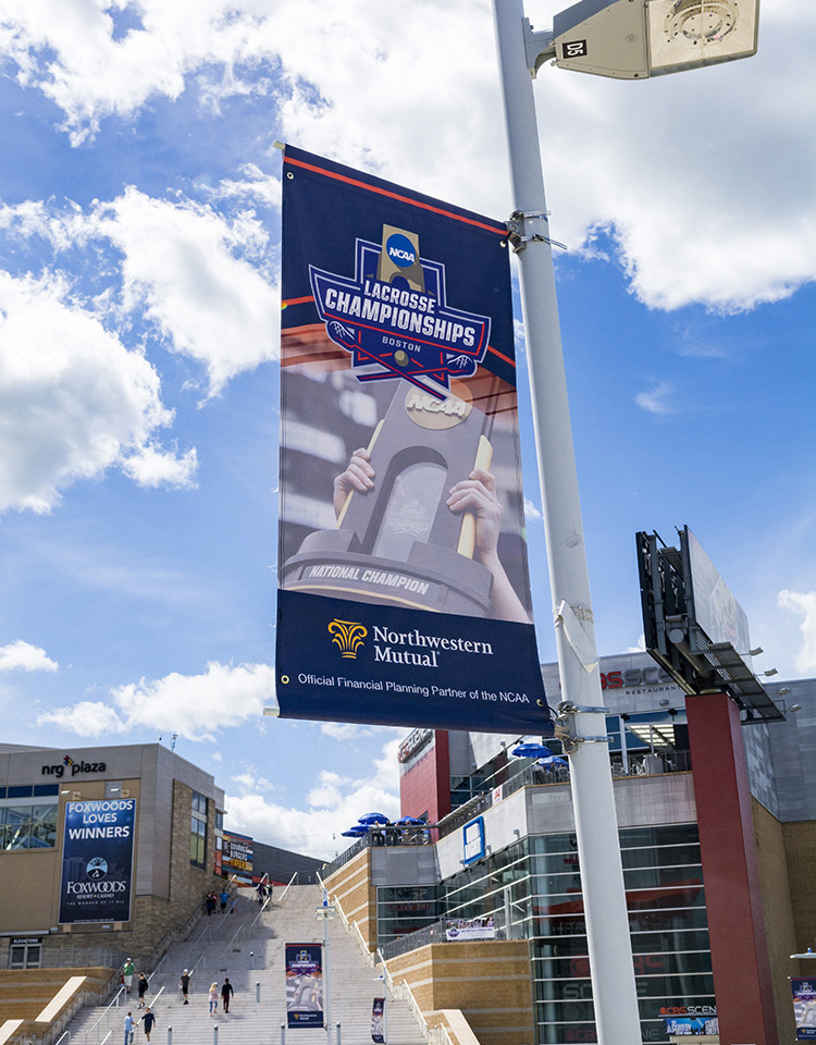 2017 NCAA Lacrosse championship - Pole Banner