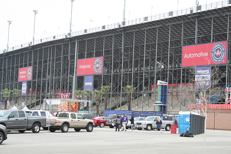 Mesh Banners at Auto Club Speedway