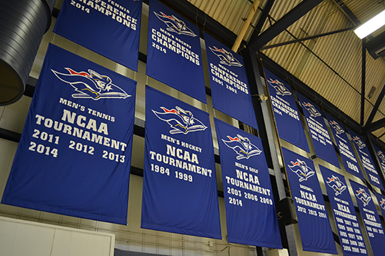 Championship Banners are Southern New Hampshire University