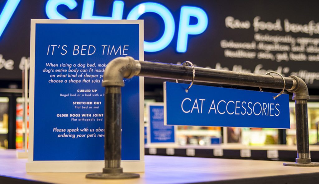 retail signage especially for pets