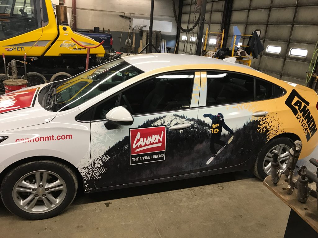 Cannon mountain adhesive vehicle raft