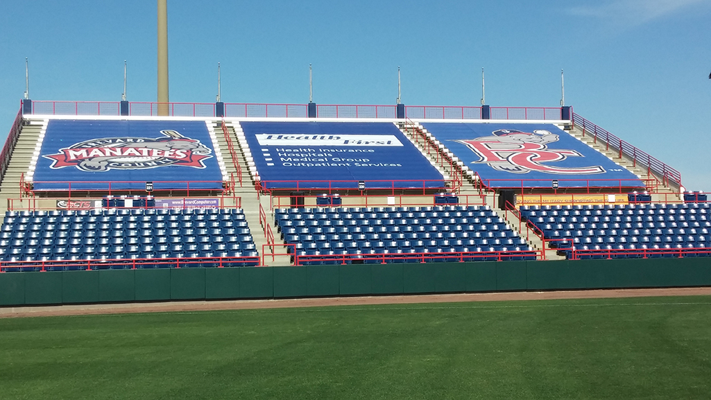 breward county manatees outfield section seat covers