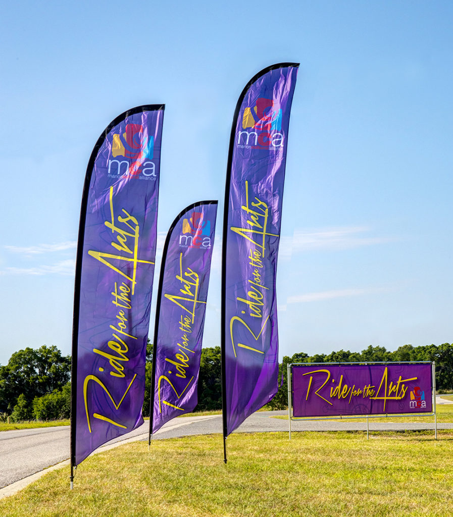 Custom Tail Feather Flags