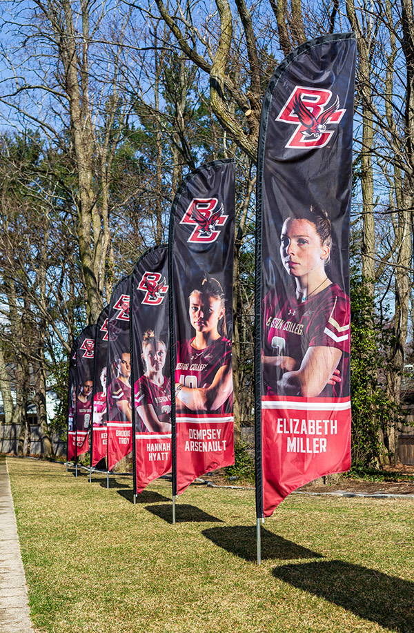 Boston College Feather Flags