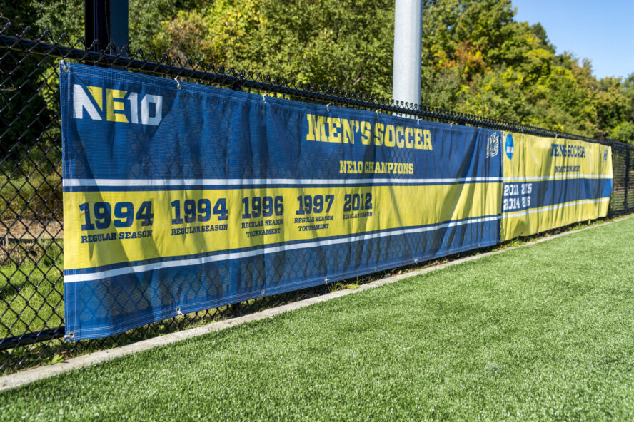 soccer field signage