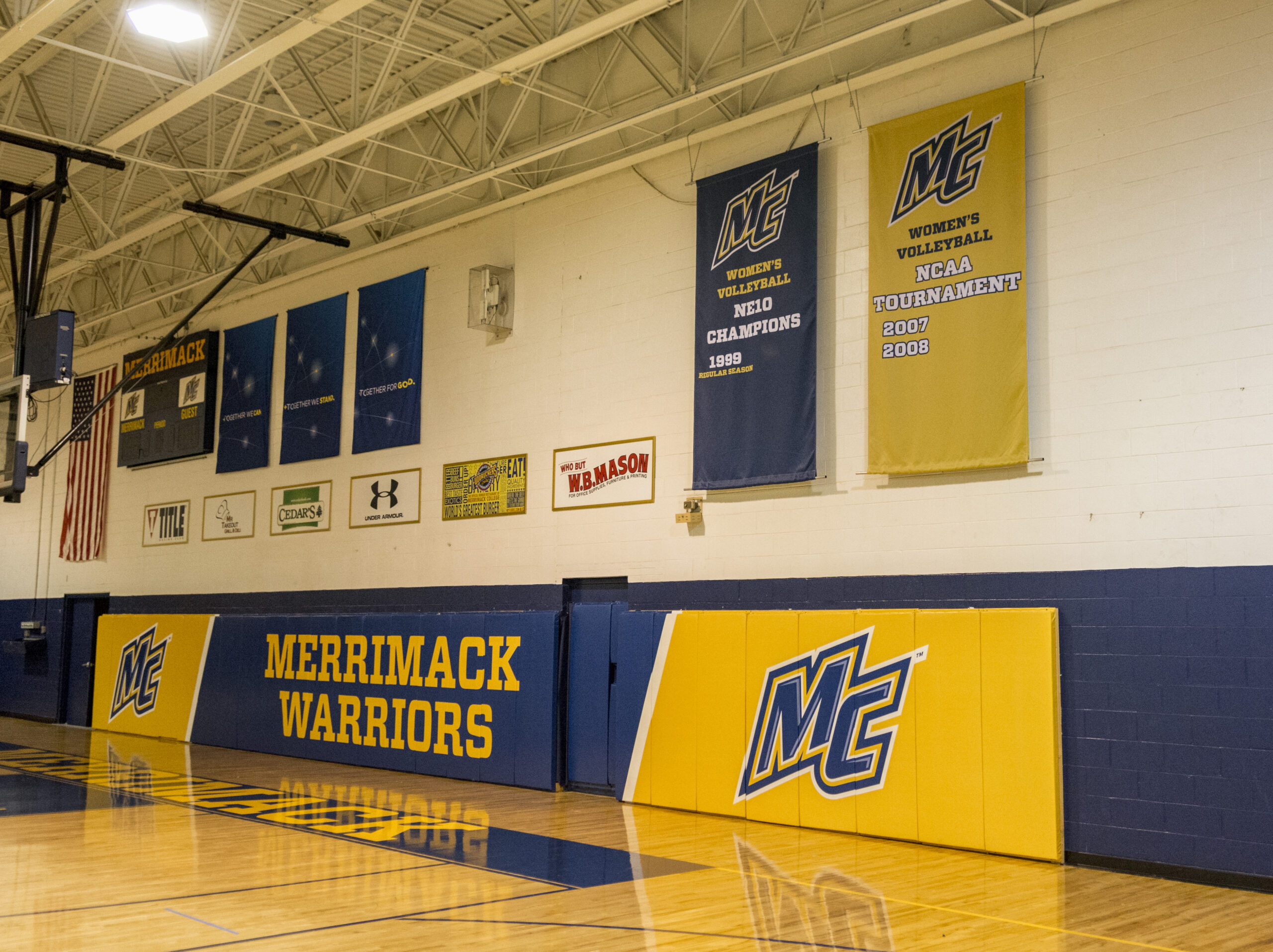 basketball court signage