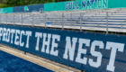 large mesh banner windscreen