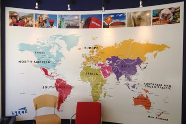 STA Travel World Map Wall Mural