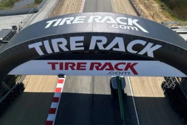 racetrack signage