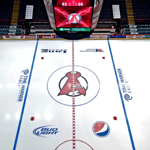 albany devils under ice logo